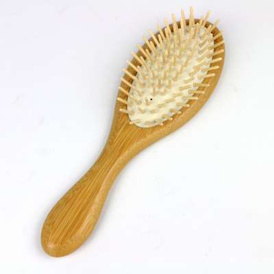 Natural Bamboo Oval Paddle detangling Hair Brush