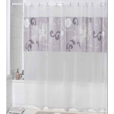 Printed Fabric Heavy Fancy Shower Curtain