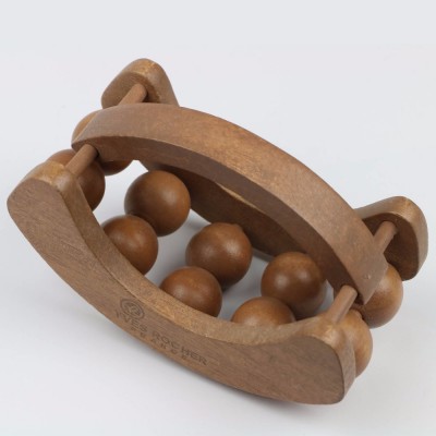 Spa Body Wooden Massager Hand Roller For Back And Leg