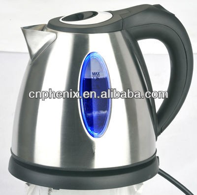 1.2L with big water window Stainless steel electric kettle