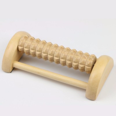 Wooden Foot leg Massager Reflexology Roller Stress Useful Relief Massage