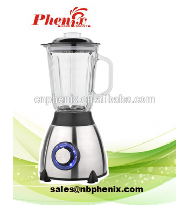 fashionable stainless steel table blender with led indicator