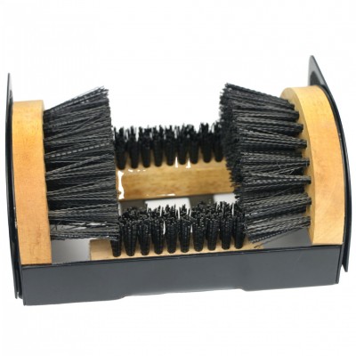 High Quality Utility boot and shoe mud brush&scraper with folding step